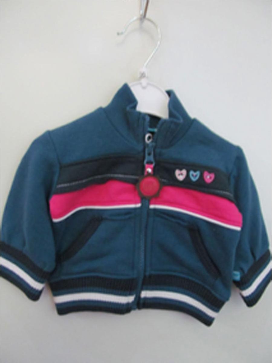Lief! sweatvest petrolblauw mt 50/56