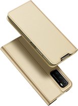 Dux Ducis - Pro Serie Slim wallet hoes - Geschikt voor Xiaomi Poco M3 - Goud