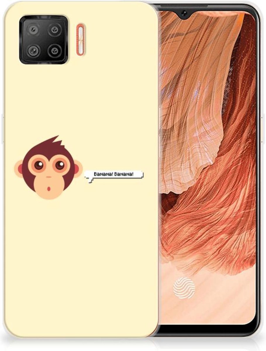OPPO A73 4G Telefoonhoesje met Naam Monkey