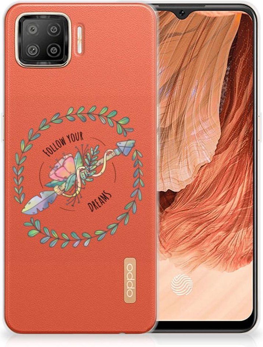 OPPO A73 4G Telefoonhoesje met Naam Boho Dreams