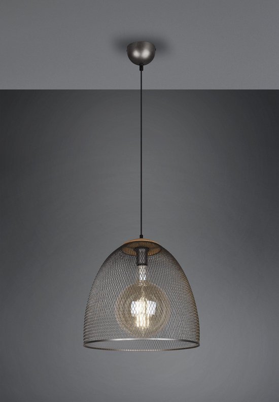 Trio Leuchten ravi - Lampe à suspension - 1 lumière - Ø 40 cm - Acier