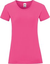 Fruit of the Loom Dames/dames Iconisch 150 T-Shirt (Fuchsia)