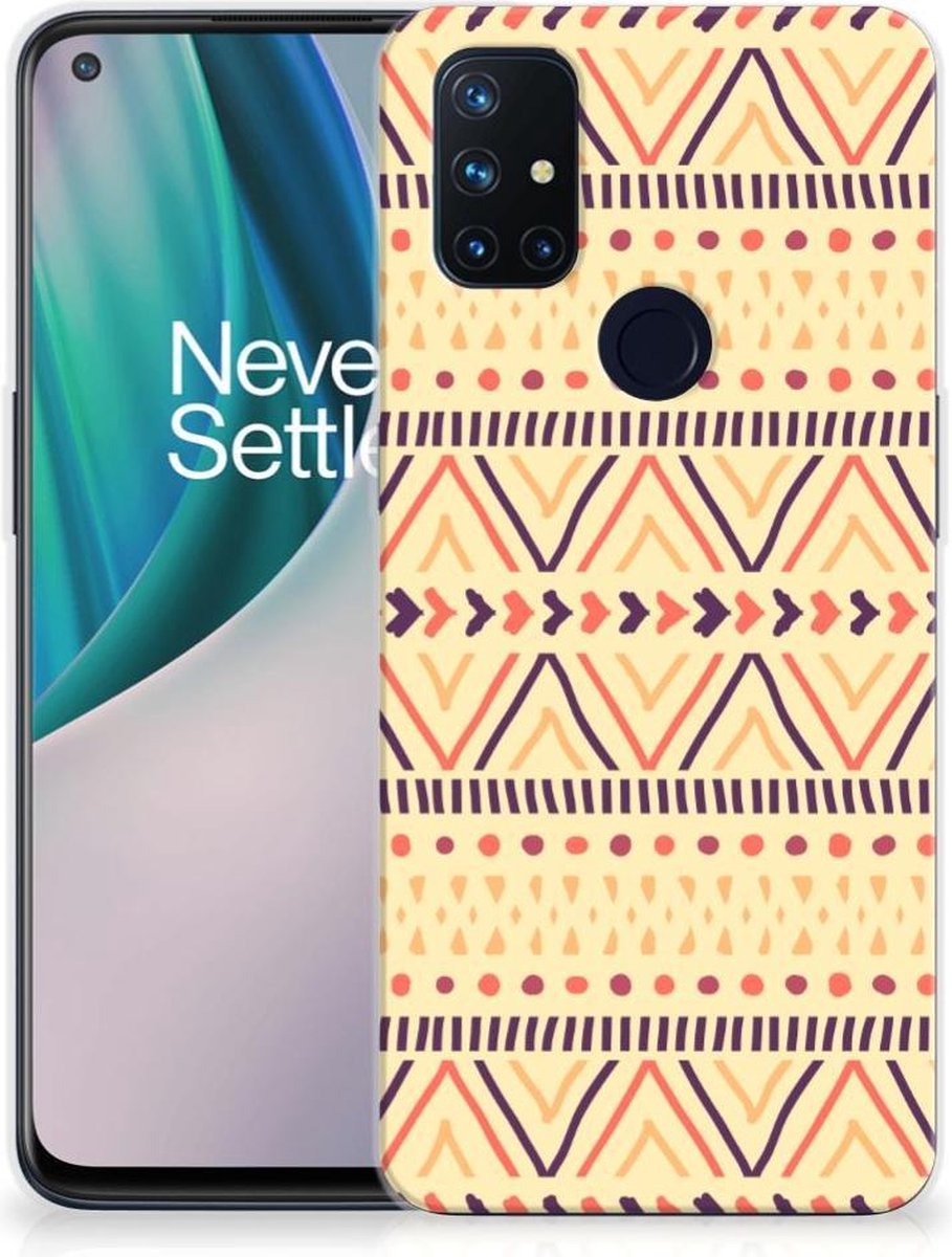 OnePlus Nord N10 5G TPU bumper Aztec Yellow