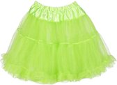 Boland - Petticoat de luxe - Groen,Neon - 46 - Volwassenen - Can Can