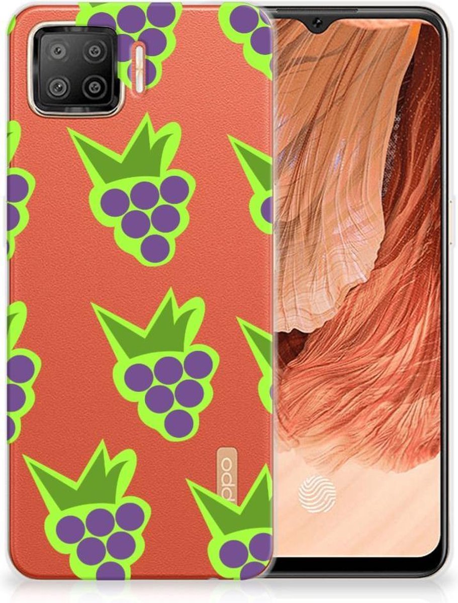 OPPO A73 4G Siliconen Case Druiven