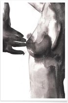 JUNIQE - Poster Tweak Things Today Girls -13x18 /Wit & Zwart