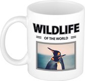 Pinguin mok met dieren foto wildlife of the world