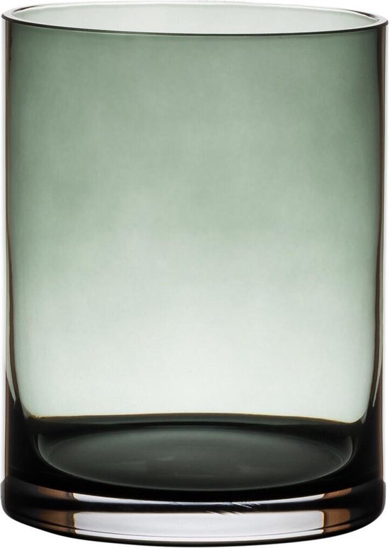 Vase Verre Transparent 12 X 12 X 25 Cm à Prix
