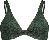 Hunkemöller Dames Badmode Niet-voorgevormde beugel bikinitop Tonal  - Groen - maat E85