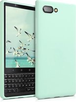 kwmobile telefoonhoesje voor Blackberry KEYtwo (Key2) - Hoesje voor smartphone - Back cover in mat mintgroen