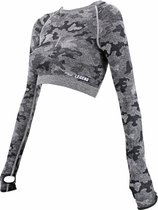 Dames Sport-Top Camo Black  M