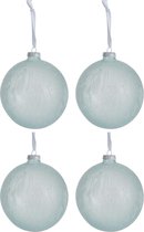 J-Line Doos van 4 Kerstballen Glas Large