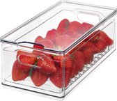 Conteneur koelkast pour fruits The Home Edit grand - Transparent - Empilable et emboîtable - Grand