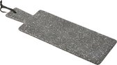 J-Line Rechthoek Marmer snijplank - steen - grijs - woonaccessoires