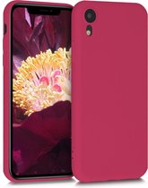 kwmobile telefoonhoesje voor Apple iPhone XR - Hoesje voor smartphone - Back cover in granaatappelrood