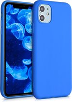 kwmobile telefoonhoesje voor Apple iPhone 11 - Hoesje voor smartphone - Back cover in neon blauw