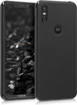 kwmobile telefoonhoesje voor Motorola One (5.9") - Hoesje voor smartphone - Back cover in mat zwart