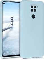 kwmobile telefoonhoesje voor Xiaomi Redmi Note 9 - Hoesje voor smartphone - Back cover in pastelblauw