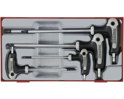 Teng Tools TTTX7 7-delige TX set met T-hendel in tc-tray