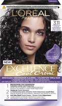 6x L'Oréal Excellence Cool Cream 3.11 - Ultra Ash Donkerbruin