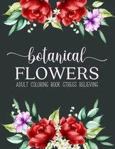 Botanical Flowers Coloring Book