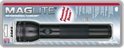 Zwarte Maglite "2-Cell D" zaklamp in een doorzichtige verpakking.