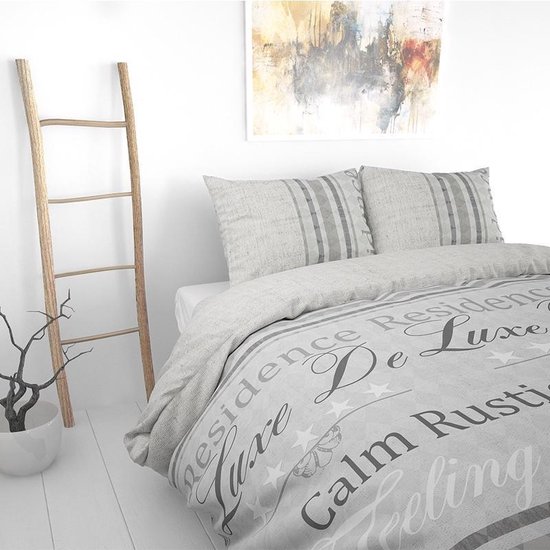 Sleeptime Recidence - Dekbedovertrekset - Tweepersoons - 200x200/220 + 2 kussenslopen 60x70 - Wit — afbeelding 2