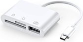 Kit de connexion de caméra USB-C 3 en 1 pour iPad pro et autres appareils avec connexion USB-C / USB / MICRO SD