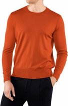 FALKE Trui Ronde Hals Merinowol 60128 8270 black curr - Rood 8270 black curr Heren - 4XL