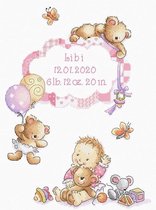 Leti Stitch It's a girl! borduren (pakket)