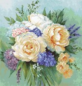 Luca-S Floral Bouquet borduren (pakket) B2370