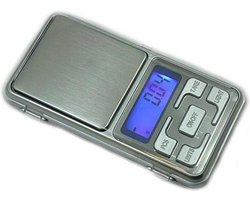 Mini Precisie Weegschaal - Van 0,01 tot 200 gram - Zilver