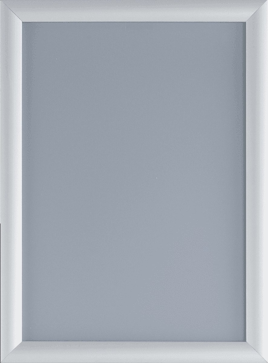 Aluminium kliklijst - 20 mm - spitse hoek A4 - 297 x 210 mm