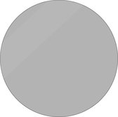 Blanco grijs glans sticker, beschrijfbaar 80 mm