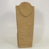 Ilènne - Houten display hals met koord 40 cm - ronde hals