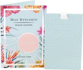 Max Benjamin Carte parfumée Ocean Islands Bora Bora Papier Blauw