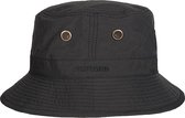 Hatland - Waterbestendige UV Bucket hoed voor heren - Kasai - Zwart - maat XL (61CM)