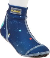 Duukies - Jongens UV-strandsokken - Planets Blue - Donkerblauw - maat 22-23EU