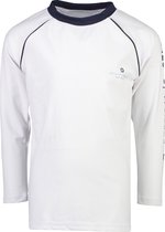 Snapper Rock - UV Zwemshirt met lange mouwen voor jongens - Compass - Wit - maat 152-158cm