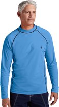 Coolibar - UV Zwemshirt voor heren - Longsleeve - Tulum Rash - Surf Blauw - maat S