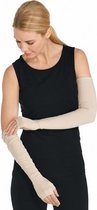Coolibar UV mouwen met handen Dames - Beige - Maat S