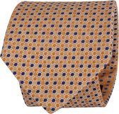 Suitable Stropdas Stippen Oranje Navy -