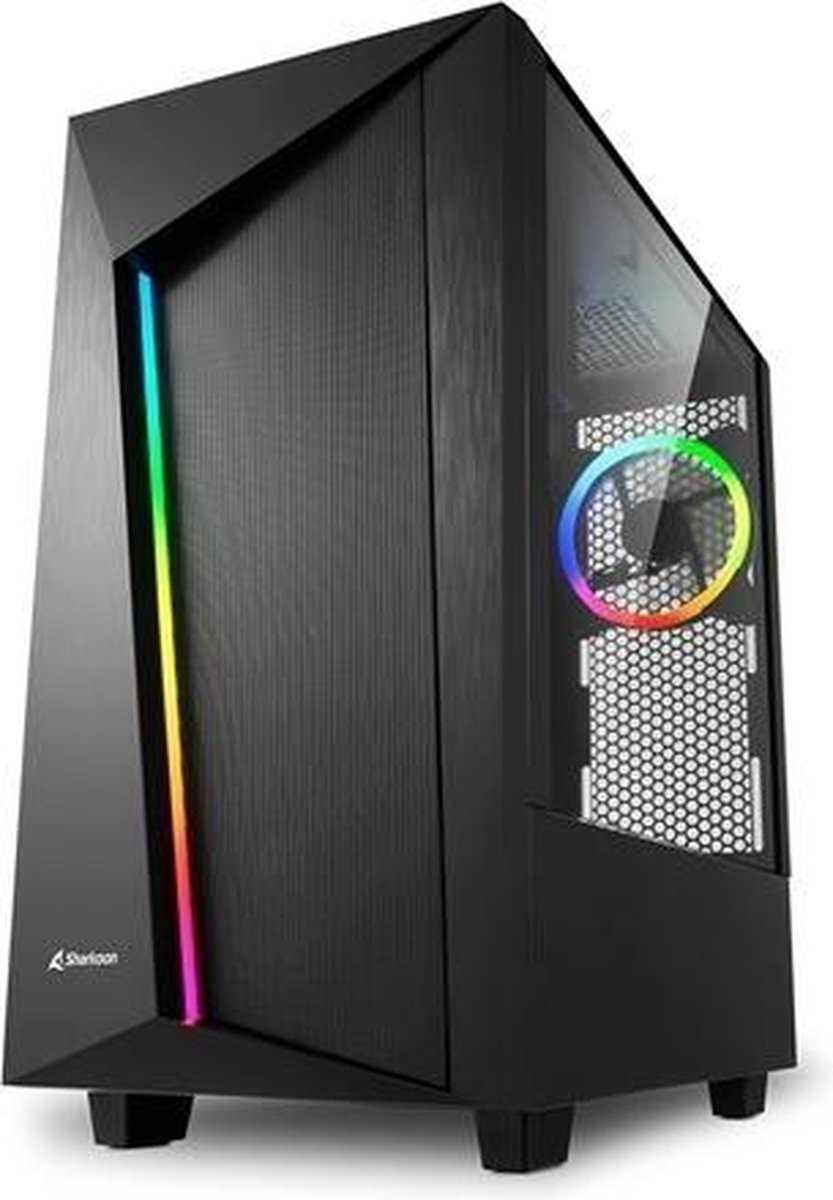 AMD Ryzen 5 3600 RGB Game PC - RTX 3070 - 16GB RAM - 512GB SSD (M2.0, NVMe) - REV100