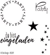 Dini Design Clearstamps Party (DE) #5009