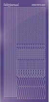 Hobbydots sticker - Mirror - Purple 10 stuks