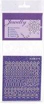 Jewelly Lace snowflakes Peel-off stickers