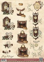Kerstklokken - Vintage Christmas Collection 3D-Knipvel Amy Design 10 stuks