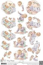 Vintage Baby - Baby Collection 3D-Knipvel Amy Design 10 stuks