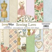 Scrapboys | Sewing Love Paperpad 6"x6"