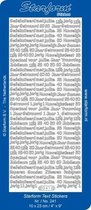 Starform Stickers Text NL: Huwelijk assorted 3 (10 PC) - Gold - 0241.001 - 10X23CM